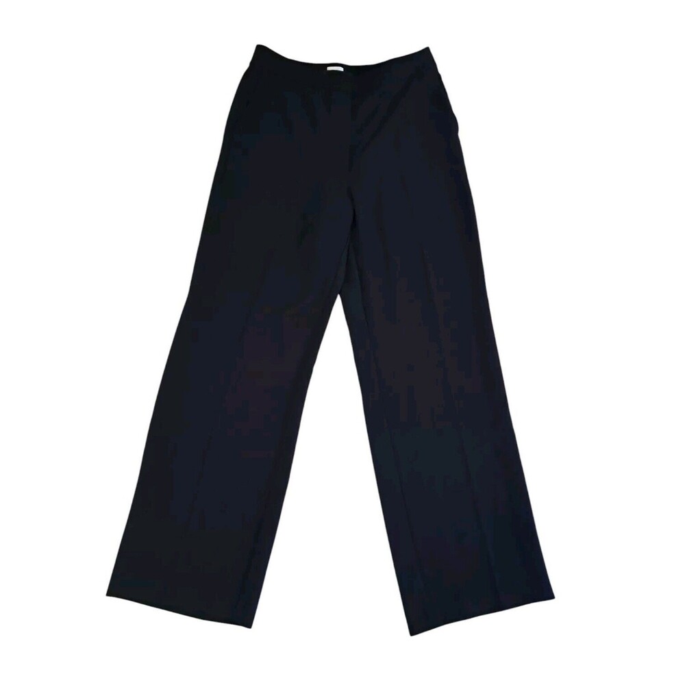 Wilfred Aritzia Effortless Black Wide Leg Pants